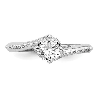 Sterling Silver CZ Promise Ring – view 6