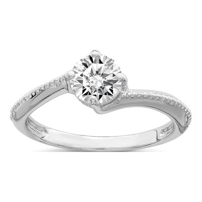 Sterling Silver CZ Promise Ring