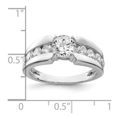 Sterling Silver CZ Ring – view 3