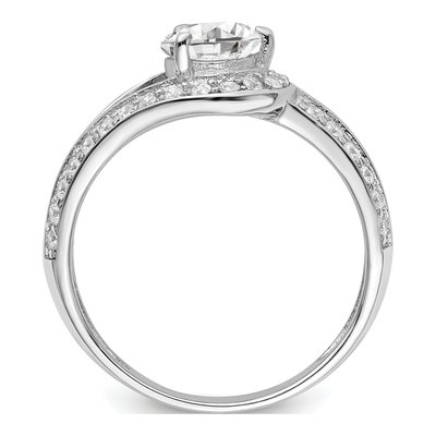 Sterling Silver CZ Ring – view 3