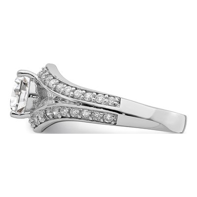 Sterling Silver CZ Ring – view 5