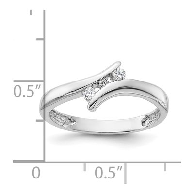 Sterling Silver CZ Ring – view 4