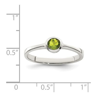 Sterling Silver CZ Bezel Ring – view 4
