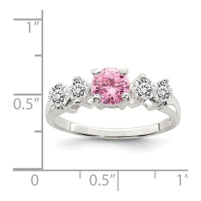 Sterling Silver CZ Ring – view 4