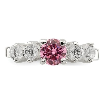 Sterling Silver CZ Ring – view 6