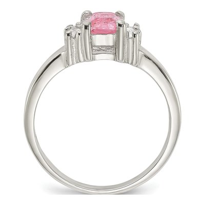 Sterling Silver CZ Ring – view 3