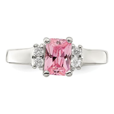 Sterling Silver CZ Ring – view 6