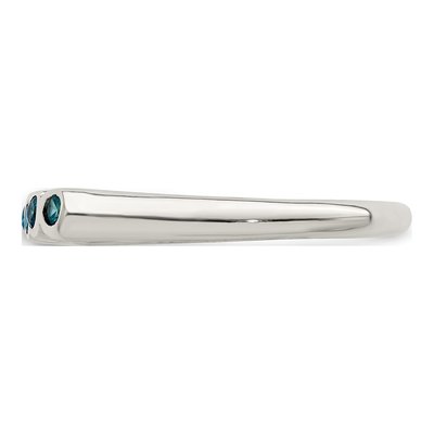 Sterling Silver Sky Blue Topaz Ring – view 4