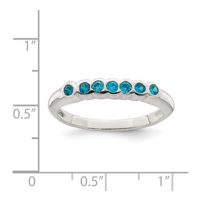 Sterling Silver Sky Blue Topaz Ring – view 5