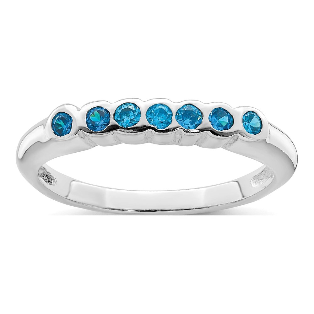 Sterling Silver Blue Topaz Ring
