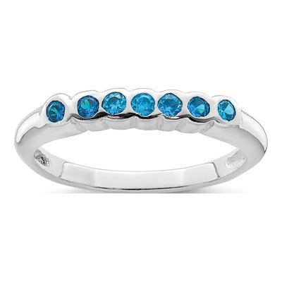Sterling Silver Sky Blue Topaz Ring