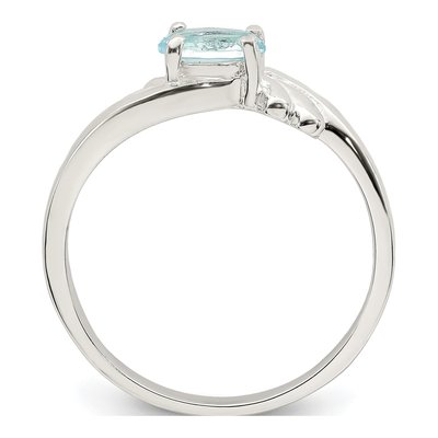 Sterling Silver CZ Oval Ring – view 2