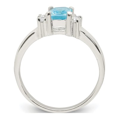 Sterling Silver CZ Ring – view 3