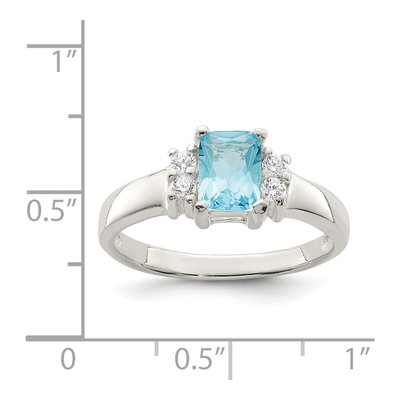 Sterling Silver CZ Ring – view 4