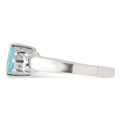 Sterling Silver CZ Ring – view 5