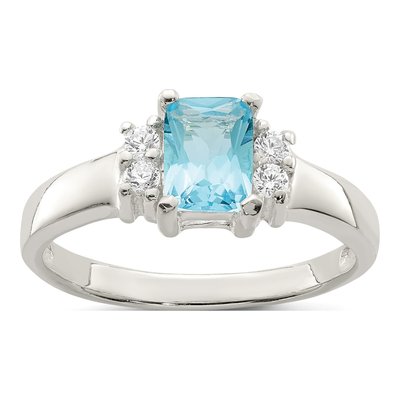 Sterling Silver CZ Ring