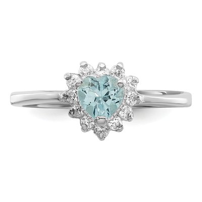 Sterling Silver Sky Blue Topaz Ring – view 5