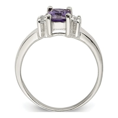 Sterling Silver CZ Ring – view 3