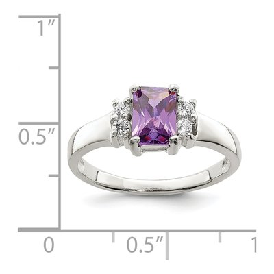 Sterling Silver CZ Ring – view 4