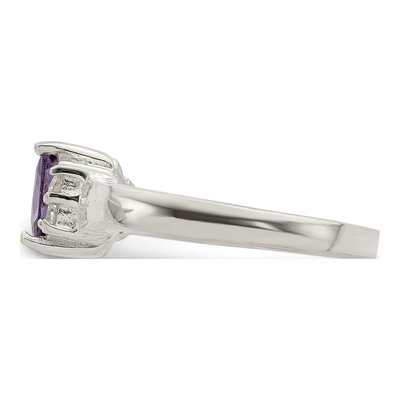Sterling Silver CZ Ring – view 5