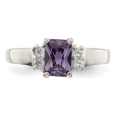 Sterling Silver CZ Ring – view 6
