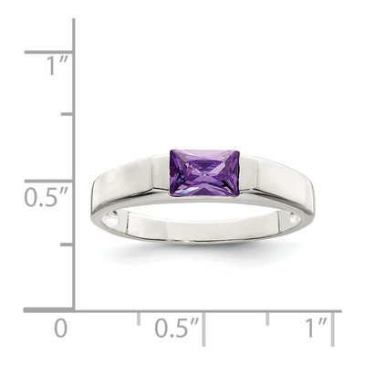 Sterling Silver CZ Ring – view 3