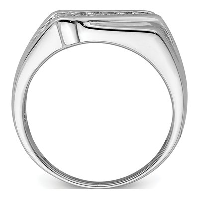 Men's Sterling Silver CZ Fancy Ring – view 3