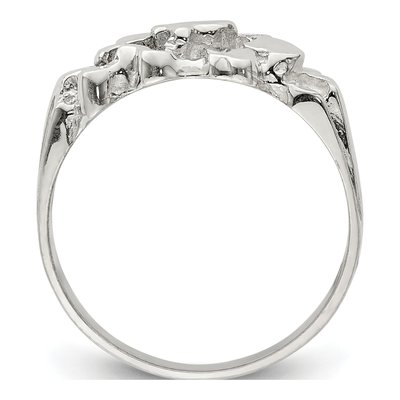 Sterling Silver Nugget Ring – view 3