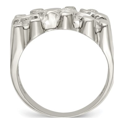 Sterling Silver Nugget Ring – view 3