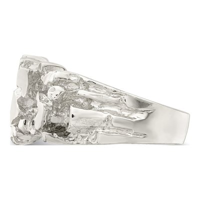 Men's Sterling Silver Nugget Ring – view 5