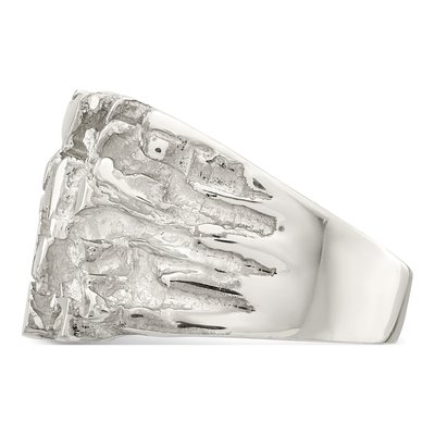 Men's Sterling Silver Nugget Ring – view 5