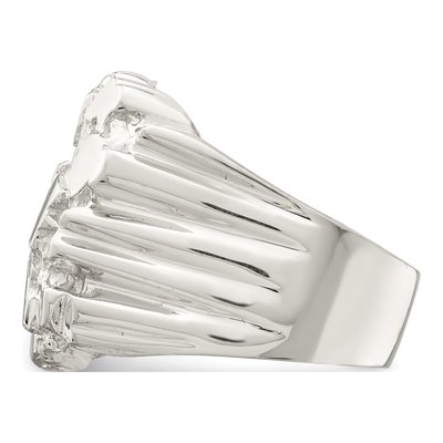 Men's Sterling Silver Nugget Ring – view 5