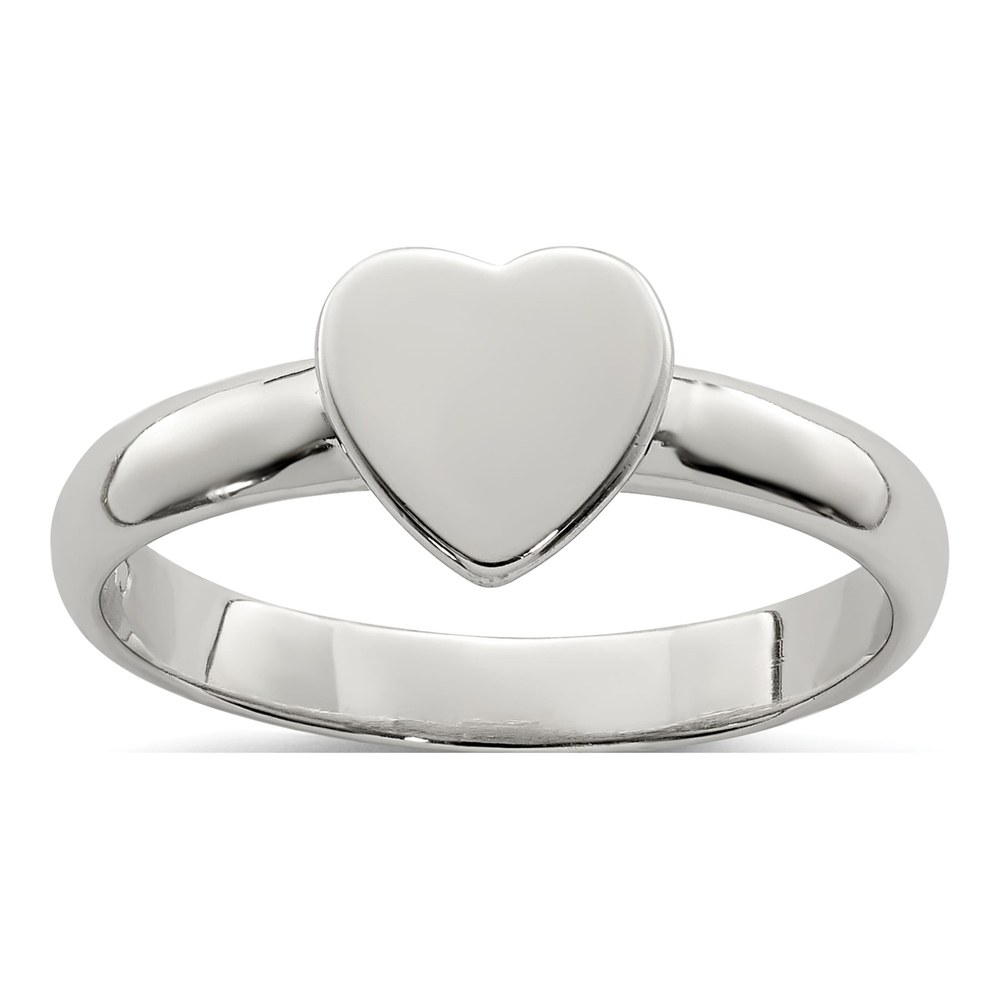 Sterling Silver Girls' Heart Ring