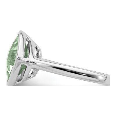 Sterling Silver Prasiolite Ring – view 5