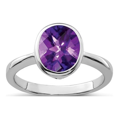Sterling Silver Amethyst Ring