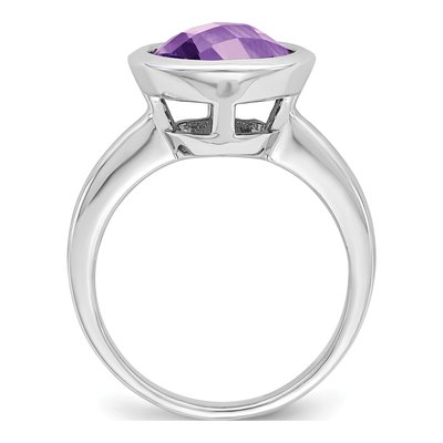 Sterling Silver Amethyst Ring – view 2