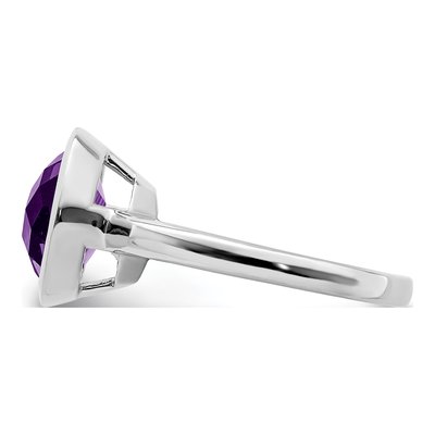 Sterling Silver Amethyst Ring – view 4