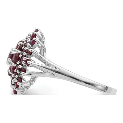 Sterling Silver Ruby Ring – view 4