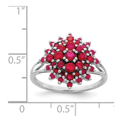 Sterling Silver Ruby Ring – view 5