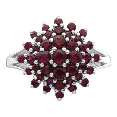 Sterling Silver Ruby Ring – view 6
