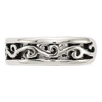 Sterling Silver Filigree Toe Ring – view 5