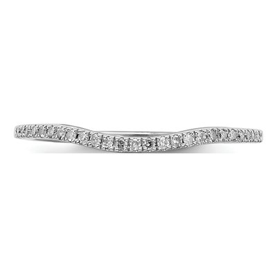 Sterling Silver 1/10 ct tw Diamond Wrap Ring – view 6