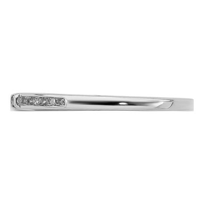 Sterling Silver 1/8 ct tw Diamond Ring – view 5