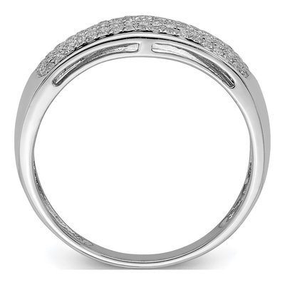 Sterling Silver 0.27 ct tw Diamond Ring – view 3