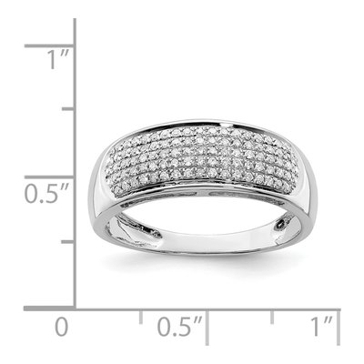 Sterling Silver 0.27 ct tw Diamond Ring – view 4