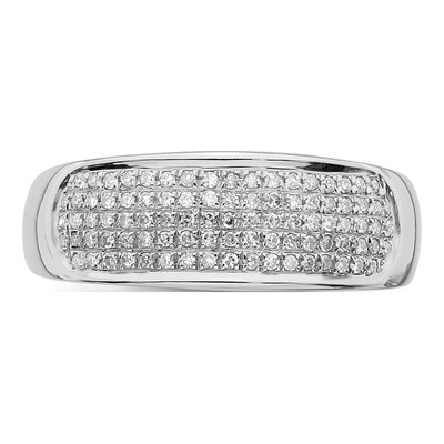 Sterling Silver 0.27 ct tw Diamond Ring – view 6