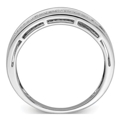 Sterling Silver 0.19 ct tw Diamond Ring – view 3