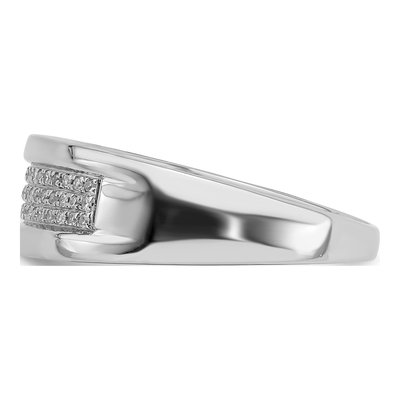 Sterling Silver 0.19 ct tw Diamond Ring – view 5