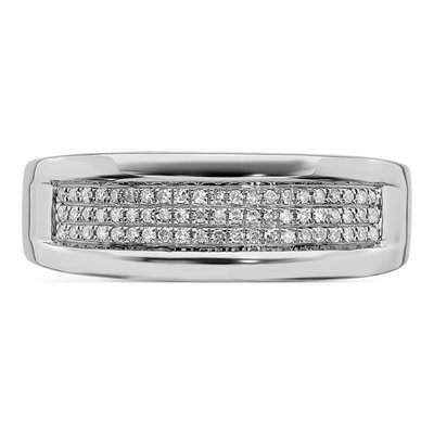 Sterling Silver 0.19 ct tw Diamond Ring – view 6