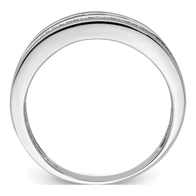 Men's Sterling Silver 1/4 ct tw Diamond Ring – view 3